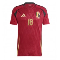 Camisa de time de futebol Bélgica Orel Mangala #18 Replicas 1º Equipamento Europeu 2024 Manga Curta